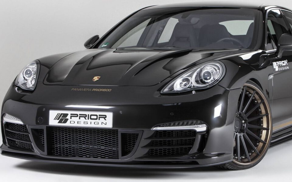 P600 Frontspoilerlippe für P600 Frontstoßstange - Porsche Panamera 970