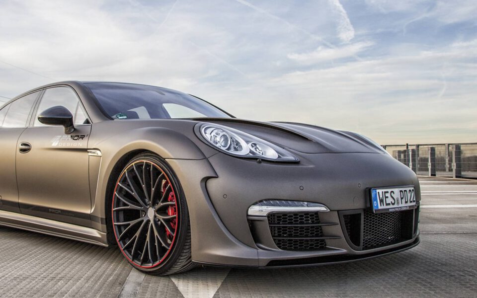 P600WB Frontstoßstange inkl. Frontspoiler für Porsche Panamera 970