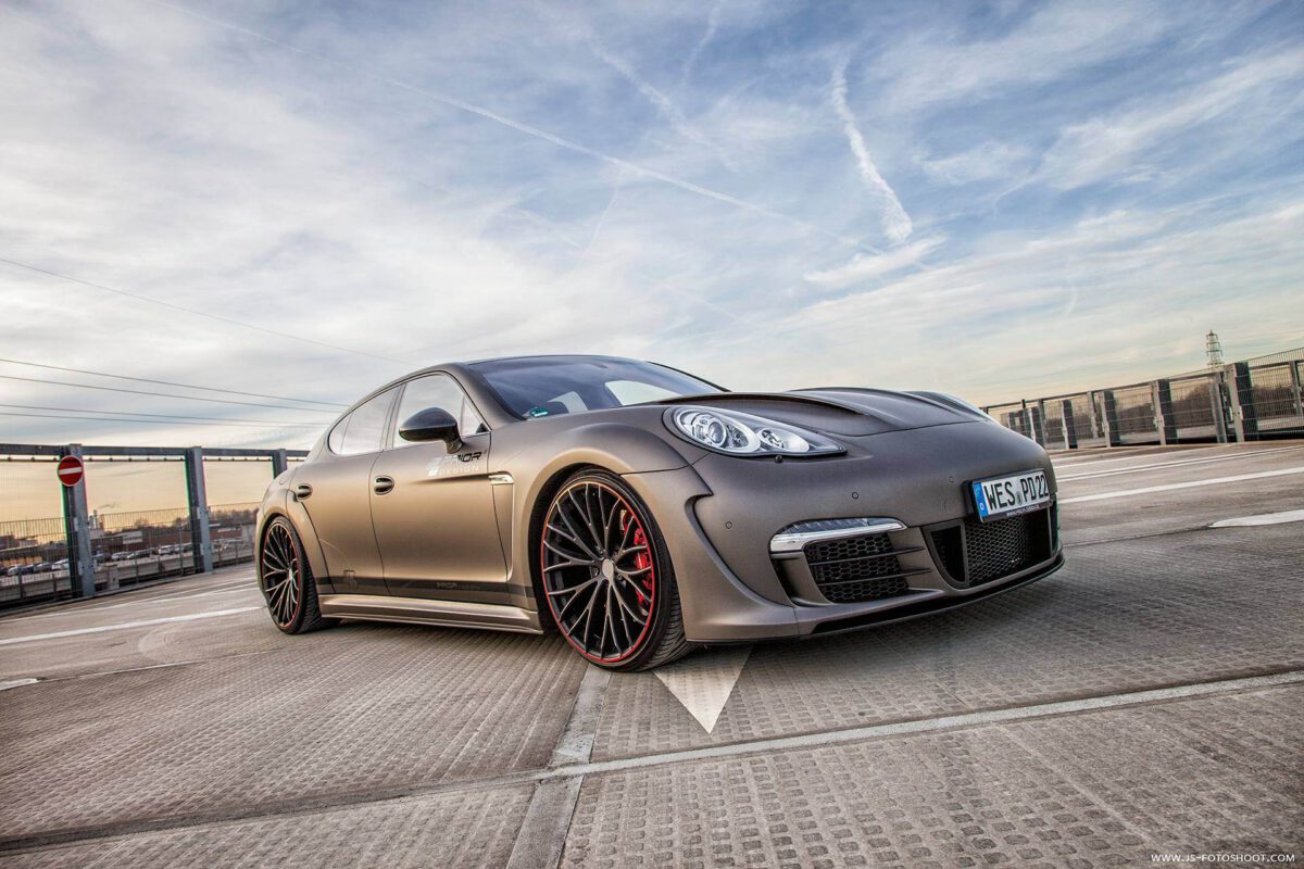 P600WB Frontstoßstange inkl. Frontspoiler für Porsche Panamera 970