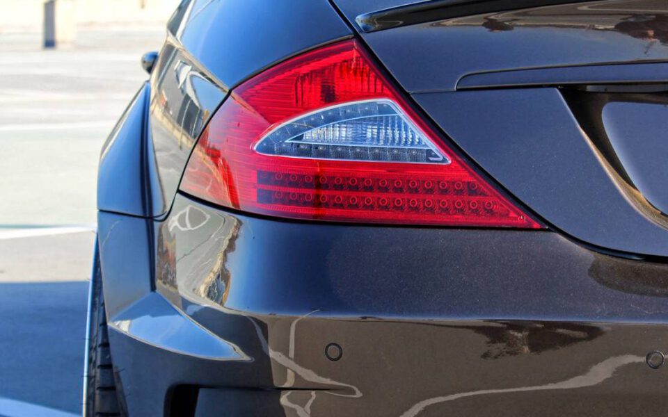 PD Black Edition WB Heckstoßstange inkl. Diffusor für Mercedes CLS W219
