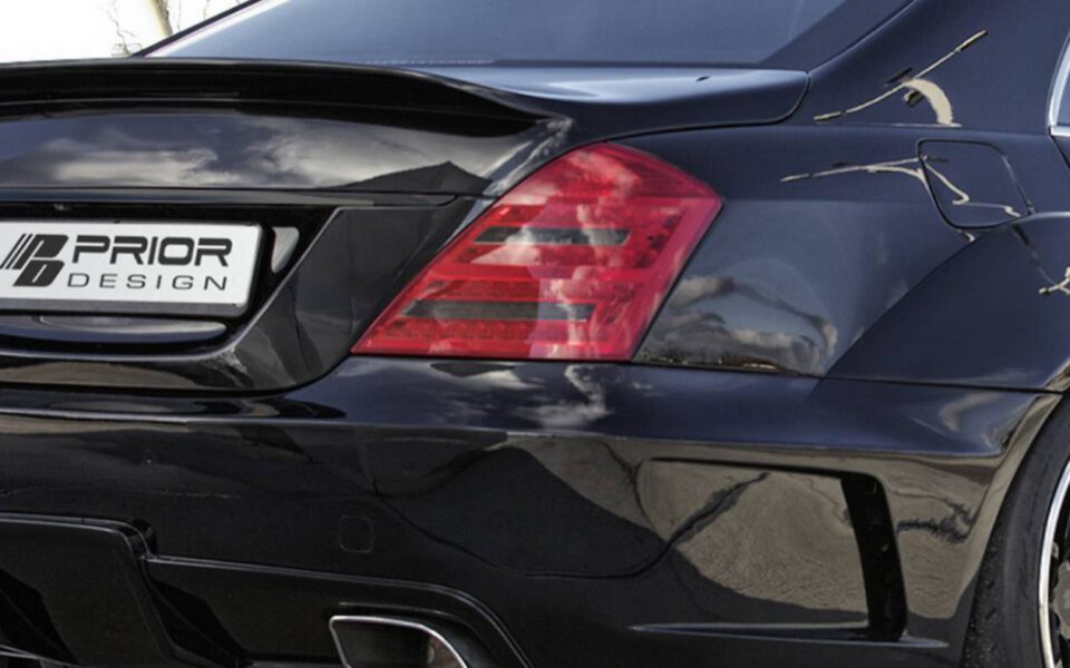 PD Black Edition Heckklappenspoiler für Mercedes S-Klasse W221