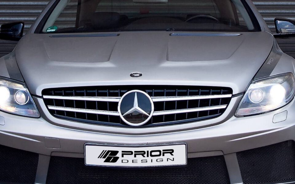 PD Black Edition V2 Frontstoßstange + Frontspoilerschwert für Mercedes CL C216