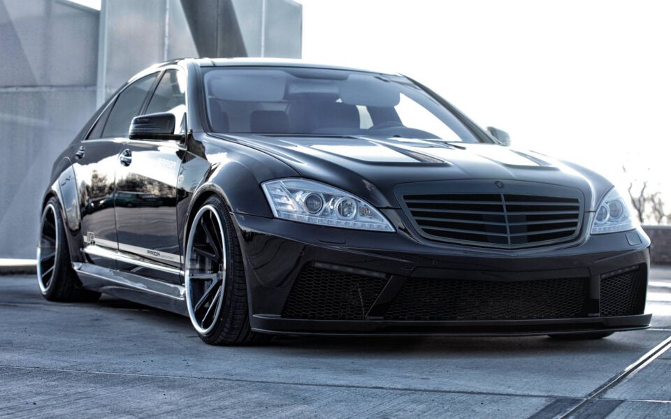 PD Black Edition V2 Widebody Aerodynamik-Kit für Mercedes S-Klasse W221