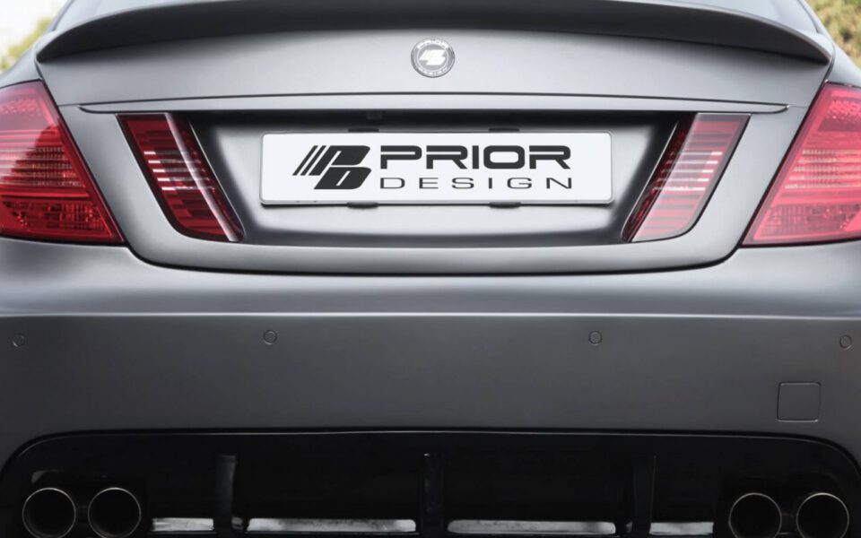 PD Black Edition V2 Heckstoßstange inkl. Diffusor für Mercedes CL C216 Facelift