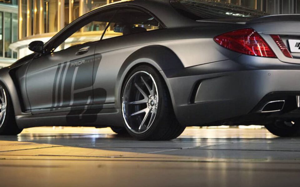 PD Black Edition V2 Seitenwandverbreiterung hinten für Mercedes CL C216 Facelift