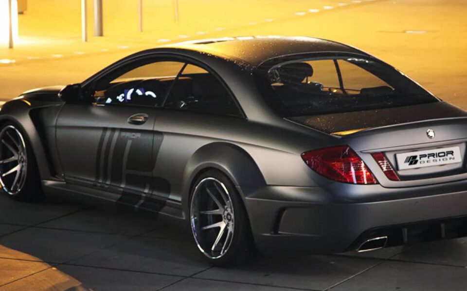 PD Black Edition V2 Seitenwandverbreiterung hinten für Mercedes CL C216 Facelift