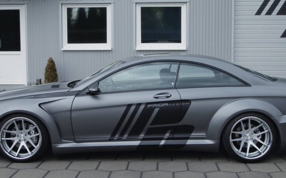 PD Black Edition V2 Seitenschweller für Mercedes CL C216 Facelift