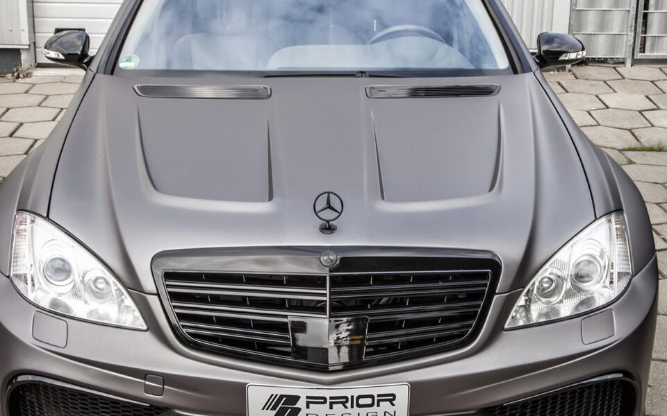 PD Black Edition V2/V3 Motorhaube für Mercedes S-Klasse W221