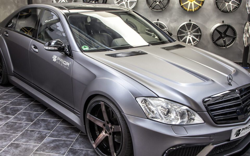 PD Black Edition V3 Widebody Heckverbreiterung für Mercedes S-Klasse W221
