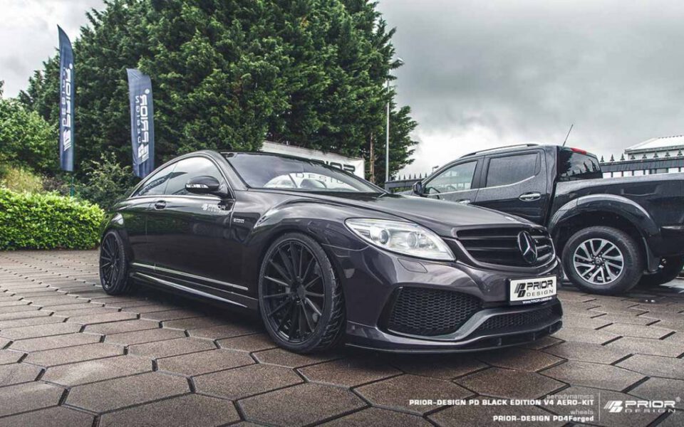 PD Black Edition V4 Frontspoilerlippe für Mercedes CL C216