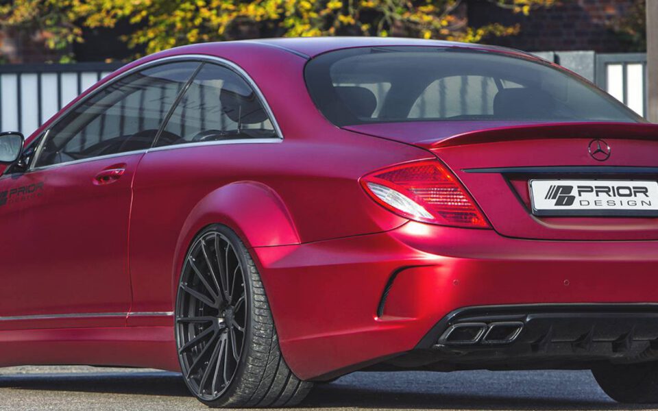 PD Black Edition V4 Heckverbreiterungen für Mercedes CL C216