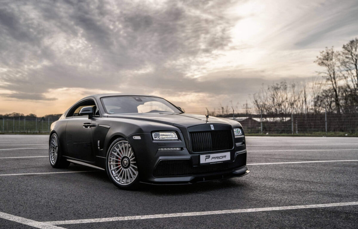 PRIOR-DESIGN BlackShot Frontspoiler für BlackShot Frontstoßstange für Rolls Royce Wraith