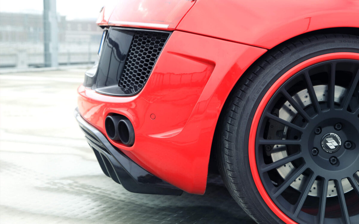 PD GT650/GT850 Heckabdeckung für Heckstoßstange inkl. Alugitter für Audi R8 I [2006-2015]