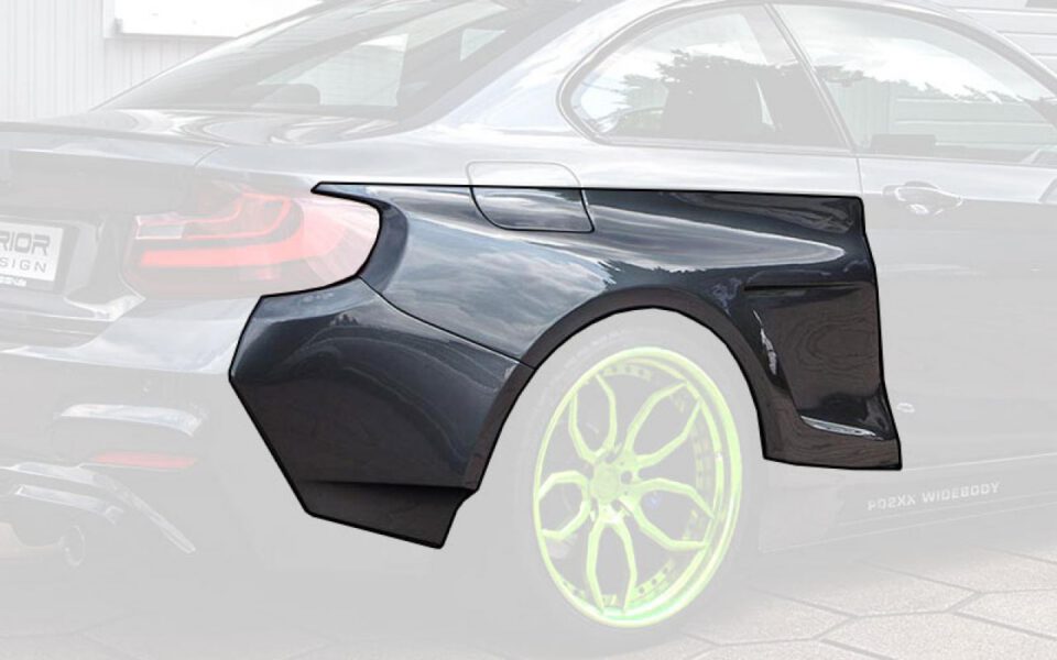 PD2XX Heckverbreiterungen für BMW 2'er F22/F23 Coupé / Cabrio