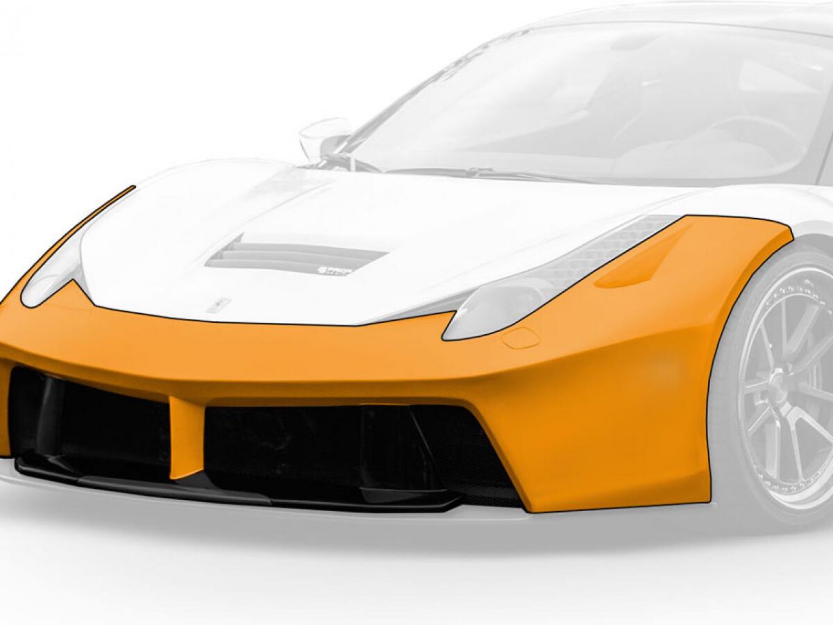 PD458WB Frontstoßstange für Ferrari 458 Italia
