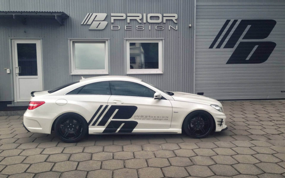 PD550 Black Edition Seitenschwellerpaar für Mercedes E-Coupé C207