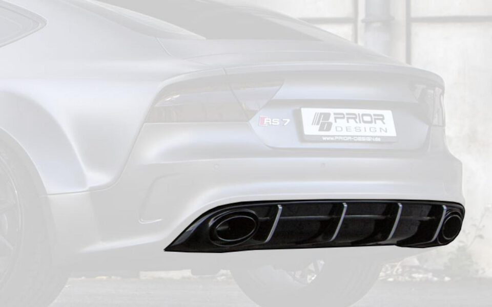 PD700R Heckansatz/Diffusor passend für PD700R Heckstoßstange