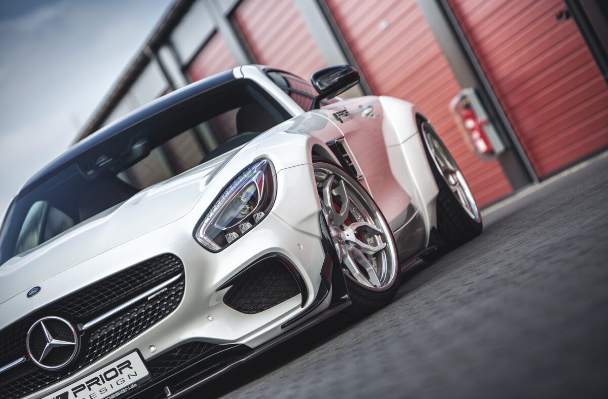 PD800GT Cupwings/Seitlichen Kiemen FRONT (2 Stück) für Mercedes GT/GTS [C190]