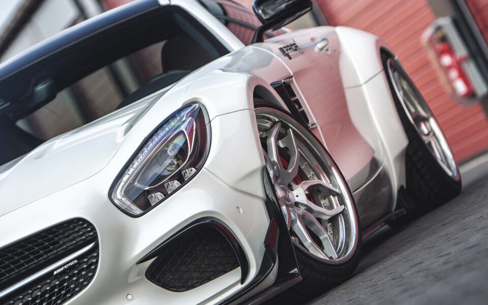 PD800GT Cupwings/Seitlichen Kiemen FRONT (2 Stück) für Mercedes GT/GTS [C190]