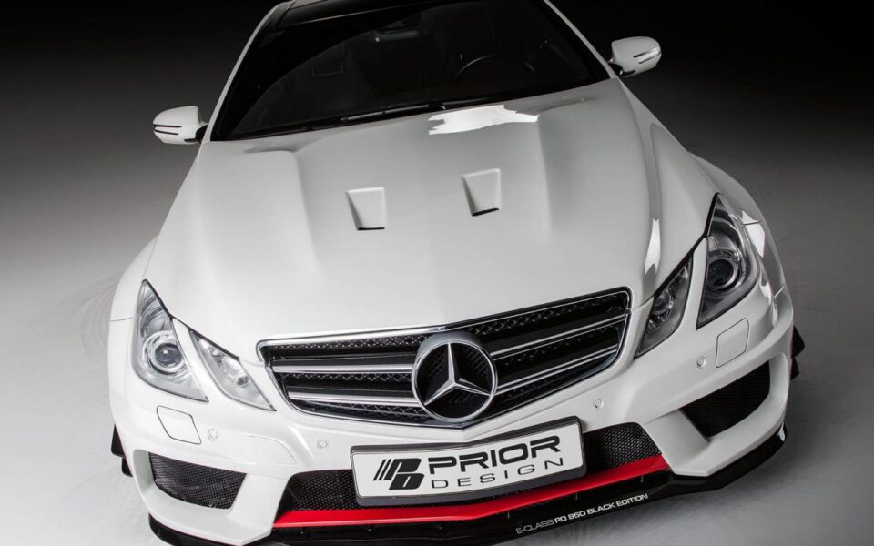 PD850 Black Edition Motorhaubenaufsatz für Mercedes E-Coupe C207