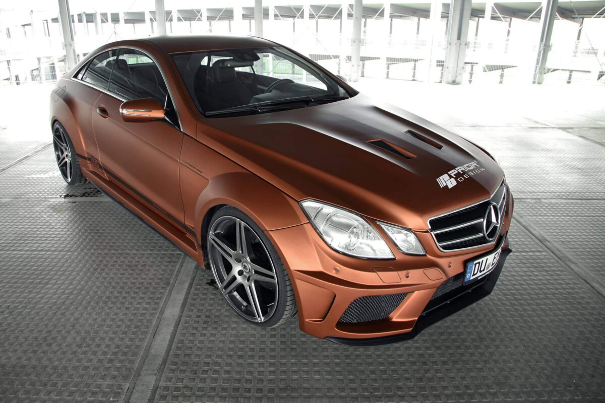 PD850 Black Edition Motorhaubenaufsatz für Mercedes E-Coupe C207