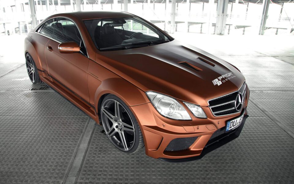 PD850 Black Edition Motorhaubenaufsatz für Mercedes E-Coupé C207
