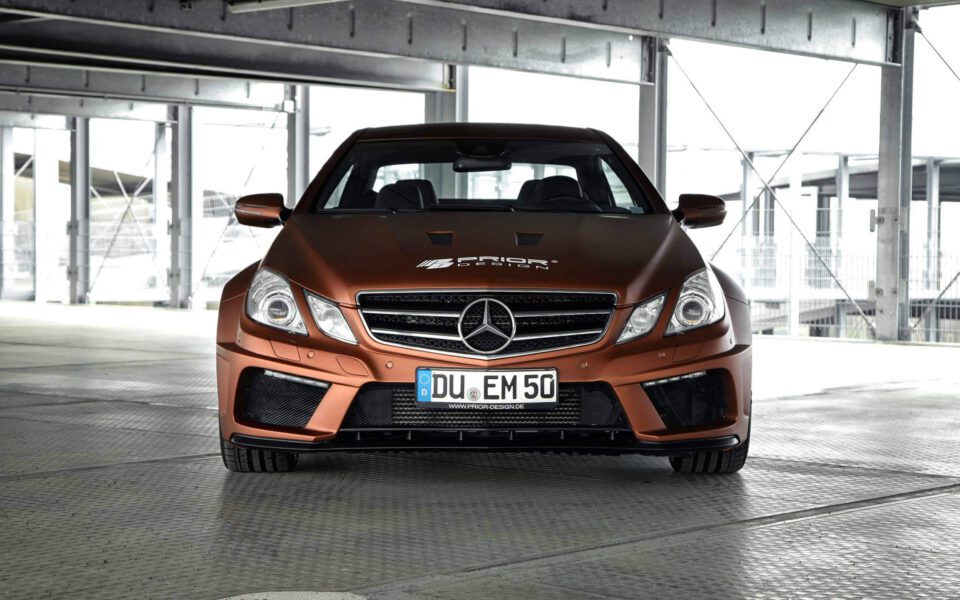 PD850 Black Edition Widebody Frontstoßstange für Mercedes E-Coupe C207