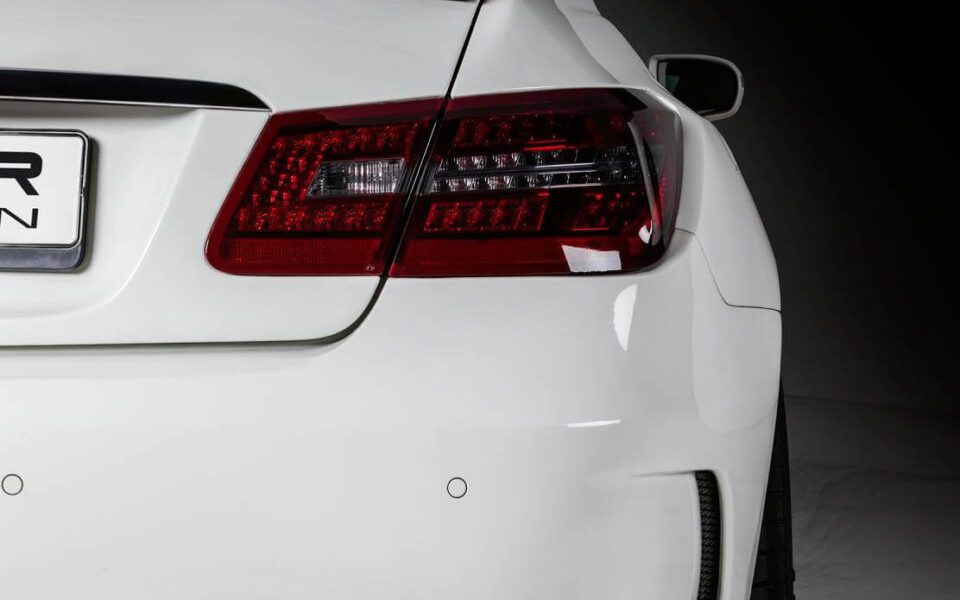 PD850 Black Edition Widebody Heckstoßstange inkl. Diffusor für Mercedes E-Coupe C207