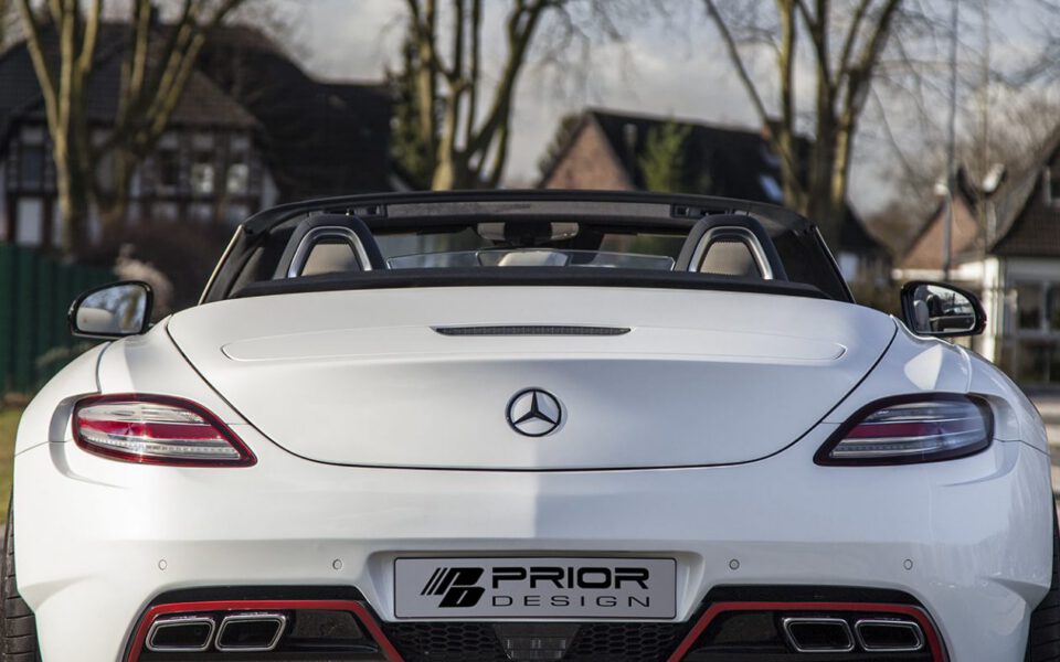 PD900GT WB Heckstoßstange mit Diffusor für Mercedes SLS AMG Roadster R197