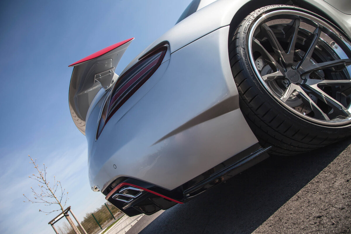 PD900GTWB Widebody Heckstoßstange inkl. Diffusor für Mercedes SLS AMG Coupé C197