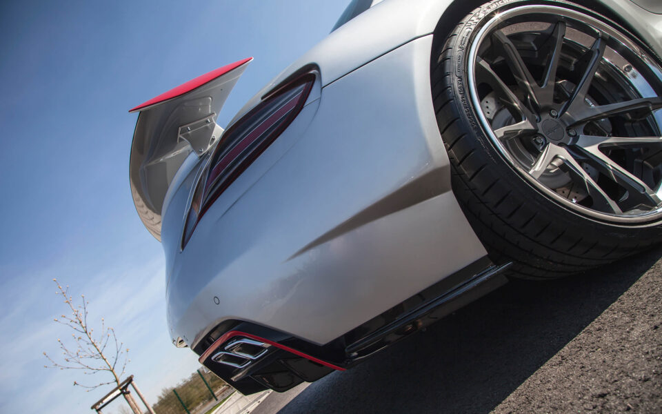 PD900GTWB Widebody Heckstoßstange inkl. Diffusor für Mercedes SLS AMG Coupé C197