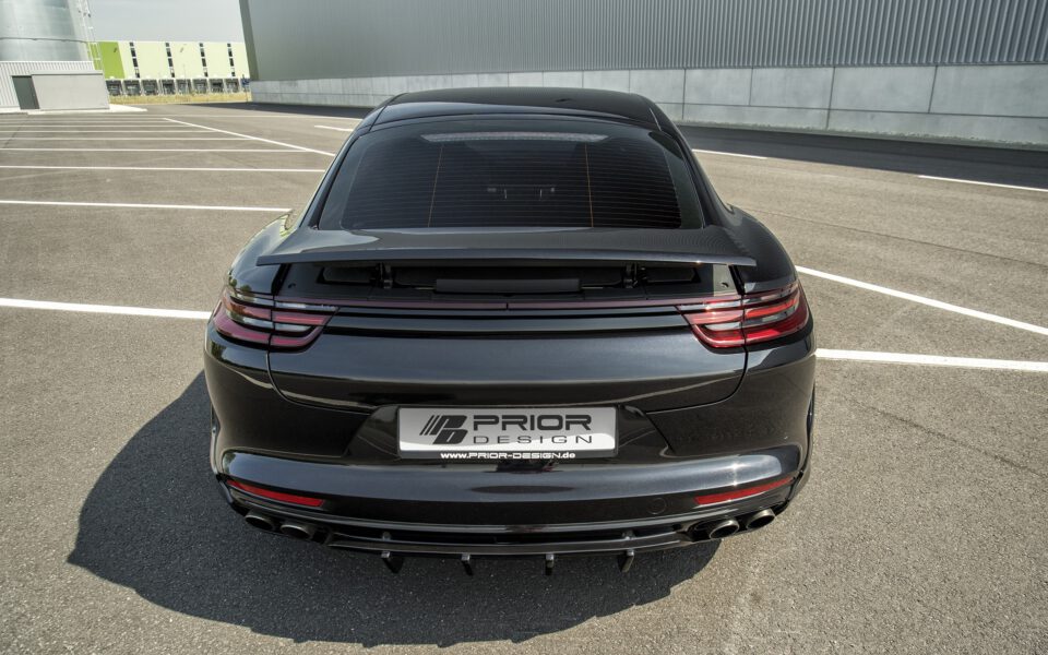 PD971 Heckdiffusor mit 4 Finnen für Porsche Panamera 971