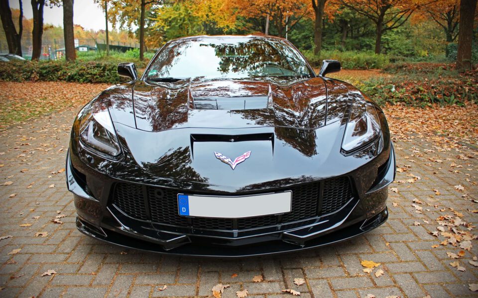 PDR700 Frontstoßstange inkl. Frontspoiler Lippe und Cupwings für Chevrolet Corvette C7