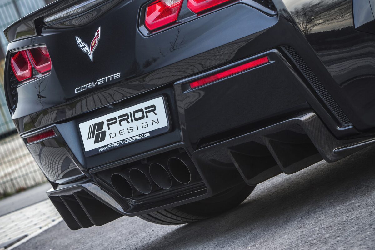 PDR700 Heckdiffusor für Chevrolet Corvette C7