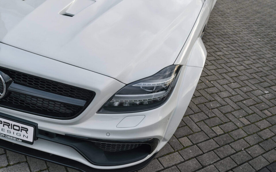 PDV4 Frontspoilerlippe für PDV4 Frontstoßstange - Mercedes CLS X218 Shooting Brake