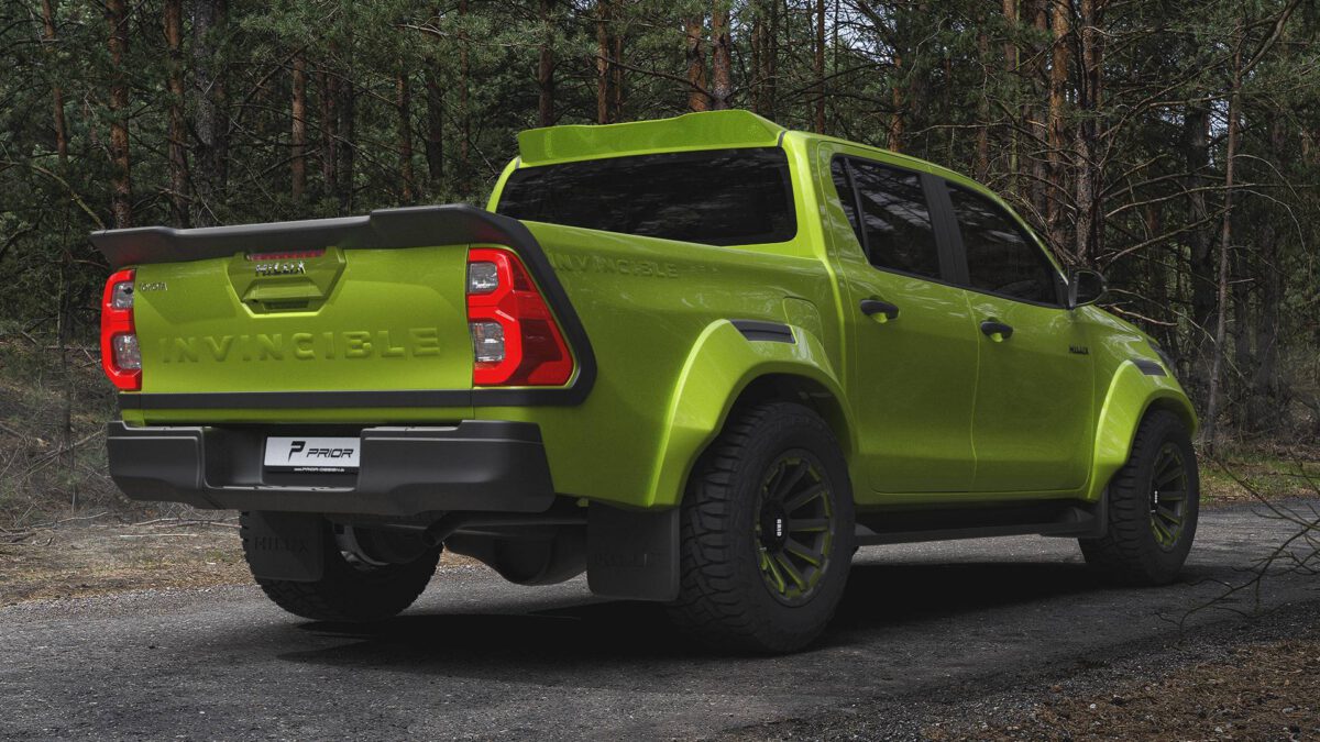 PDX Heckklappenspoiler mit Heckrahmen für Toyota Hilux Invincible [2018+]