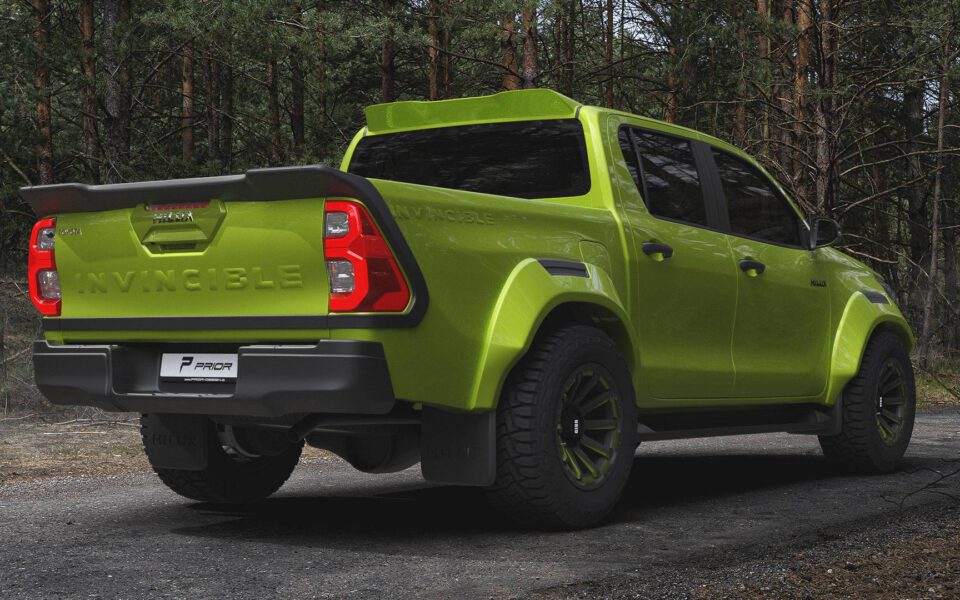 PDX Heckklappenspoiler mit Heckrahmen für Toyota Hilux Invincible [2018+]